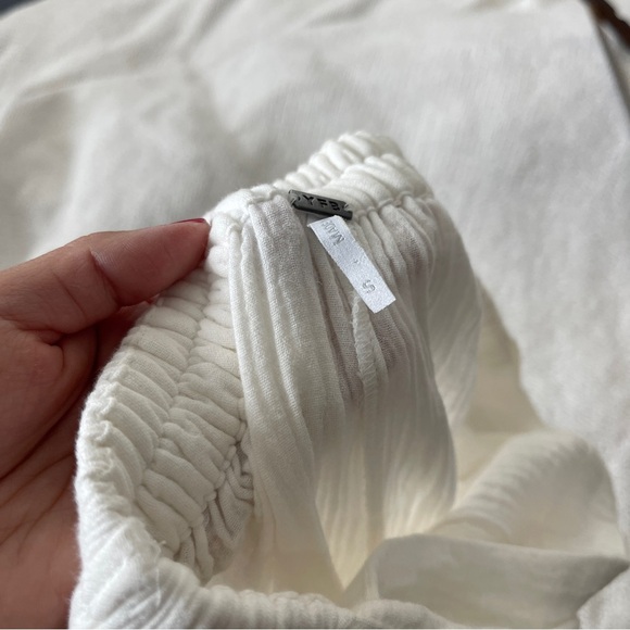 Elegant White Women's front tie Pants S - Picture 7 of 8